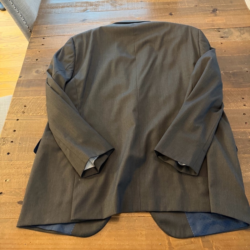 Jack Victor Classic Loro Piana Fabric Wool Charcoal Suit 48S, 40x29” FF pant - Picture 2 of 13